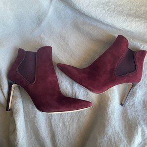 Tory Burch Borscht/Burgandy Dorset Boots/Booties